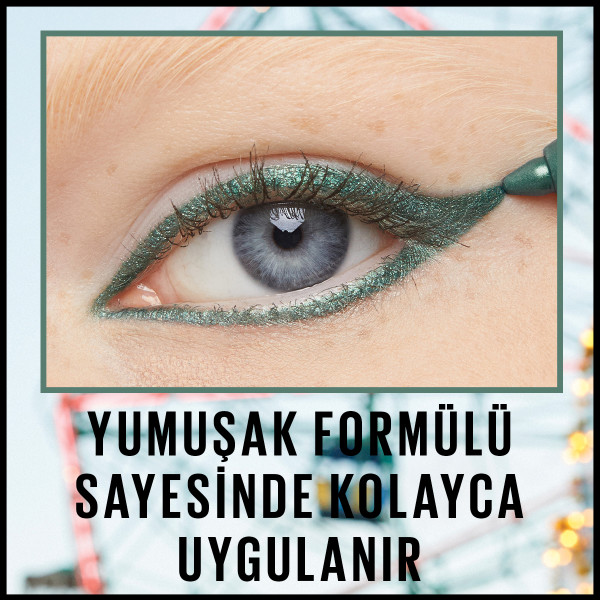 Maybelline New York Tattoo Liner Jel Göz Kalemi - Galactic Cobalt - 4