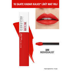 Maybelline Super Stay Matte Ink Mat Ruj 320 Individualist - 6