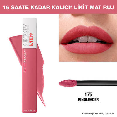 Maybelline Super Stay Matte Ink Pink Edition Mat Ruj 175 Ringleader - 3