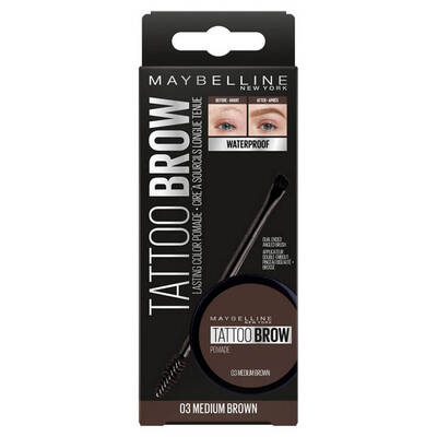 Maybelline Tattoo Brow Kaş Pomadı 03 Medium Brown - 4
