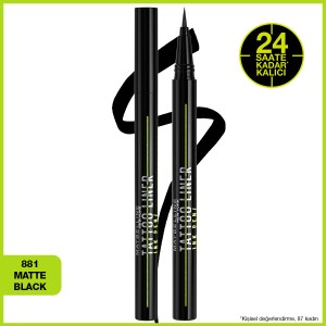 Maybelline Tattoo Liner Ink Pen Eyeliner 881 Matte Black - 2