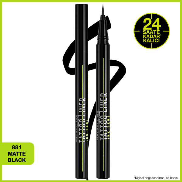 Maybelline Tattoo Liner Ink Pen Eyeliner 881 Matte Black - 2