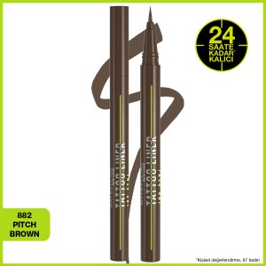 Maybelline Tattoo Liner Ink Pen Eyeliner 882 Pitch Brown - 2