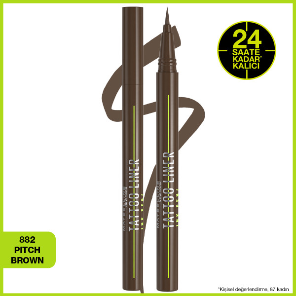 Maybelline Tattoo Liner Ink Pen Eyeliner 882 Pitch Brown - 2