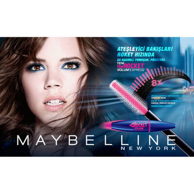 Maybelline Volum Express Rocket Mascara Ekstra Siyah - 6