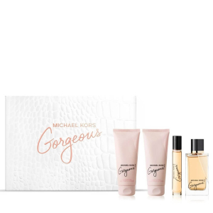 Michael Kors Gorgeous Kadın Parfüm Edp 100 Ml+Body Lotion 100 Ml+Shower Gel 100 Ml+Edp 10 Ml Set - Michael Kors