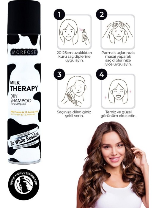 Morfose Milk Therapy Kuru Şampuan 200 Ml - 3