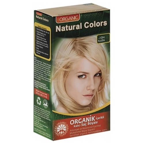 Natural Colors Organik Saç Boyası 10N Platin - 1