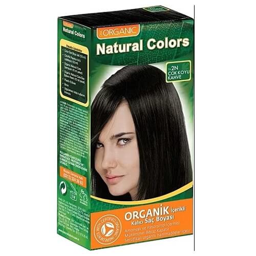 Natural Colors Organik Saç Boyası 2N Çok Koyu Kahve - 1
