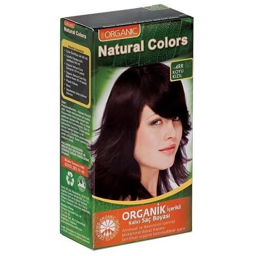 Natural Colors Organik Saç Boyası 4RR Koyu Kızıl - 1