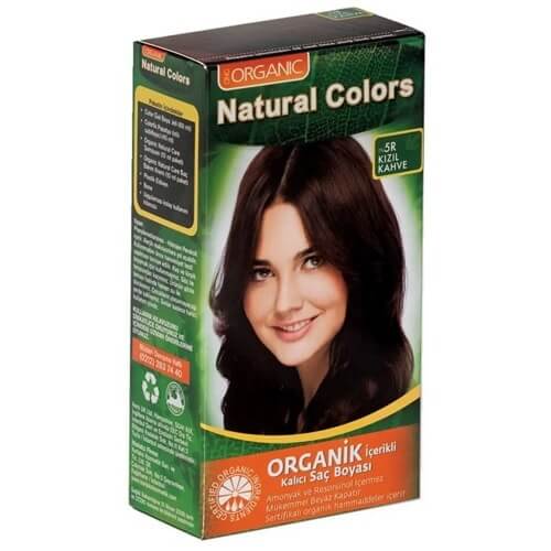 Natural Colors Organik Saç Boyası 5R Kızıl Kahve - 1