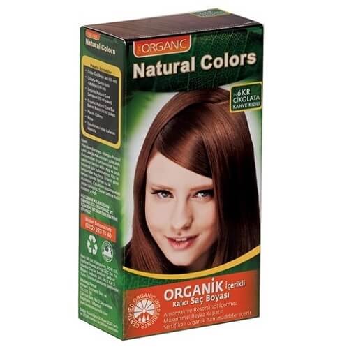 Natural Colors Organik Saç Boyası 6KR Çikolata Kahve Kızıl - 1