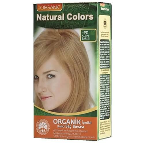Natural Colors Organik Saç Boyası 9D Altın Sarısı - 1