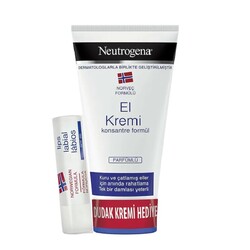 Neutrogena - Neutrogena El Kremi 75 Ml + Dudak Nemlendiricisi Set