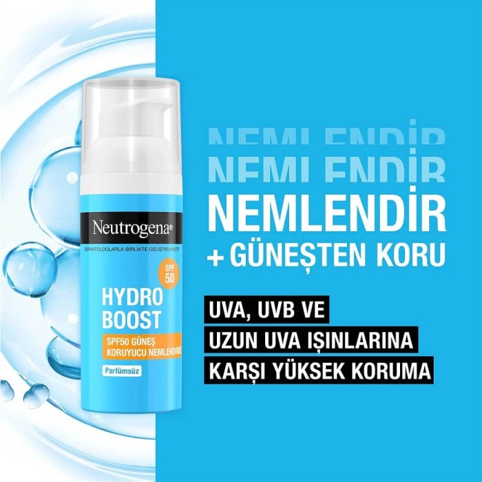 Neutrogena Hydro Boost SPF50 Sun Care Nemlendirici Krem 50 Ml - 4