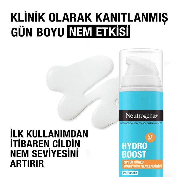 Neutrogena Hydro Boost SPF50 Sun Care Nemlendirici Krem 50 Ml - 6