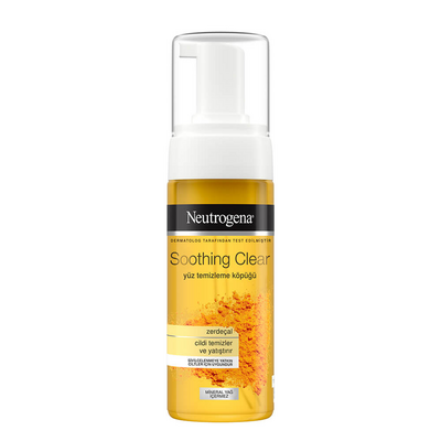 Neutrogena Soothing Clear Yüz Temizleme Köpüğü Zerdeçal 150 Ml - 1