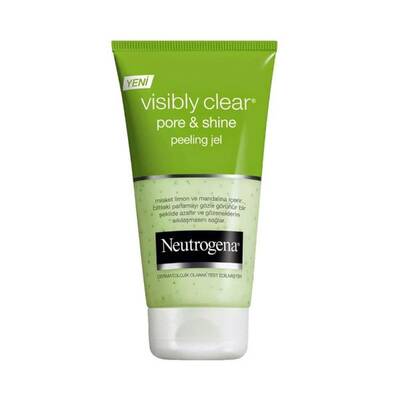 Neutrogena Visibly Clear Pore&Shine Peeling Jel Yeşil 150 Ml - 1