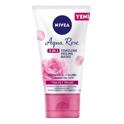 Nivea - Nivea Aqua Rose 3in 1 Peeling 150 Ml
