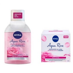 Nivea Aqua Rose Jel Krem 50 Ml + Makyaj Temizleme Suyu 400 Ml Set - Nivea