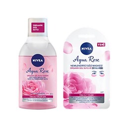 Nivea Aqua Rose Makyaj Temizleme Suyu 400 Ml + Göz Maskesi Set - Nivea