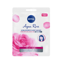 Nivea Aqua Rose Nemlendirici Kağıt Maske - Nivea