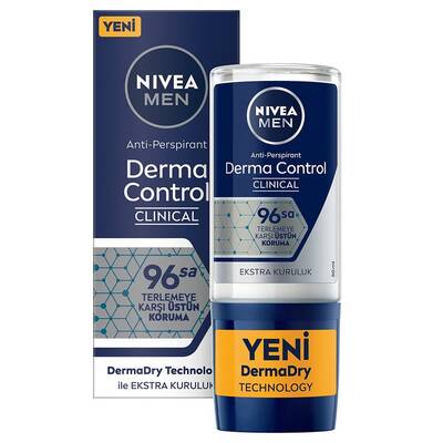 Nivea Derma Control Clinical Erkek Roll-On 50 Ml - 1