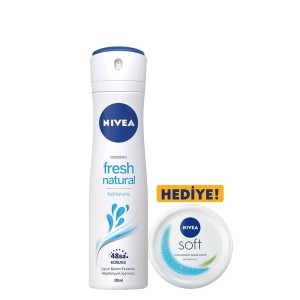 Nivea - Nivea Fresh Natural Deo 150 Ml + Soft Cream 50 Ml Set