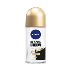 Nivea Invisible Black&White İpeksi Pürüzsüzlük Kadın Roll-On 50 Ml - Nivea
