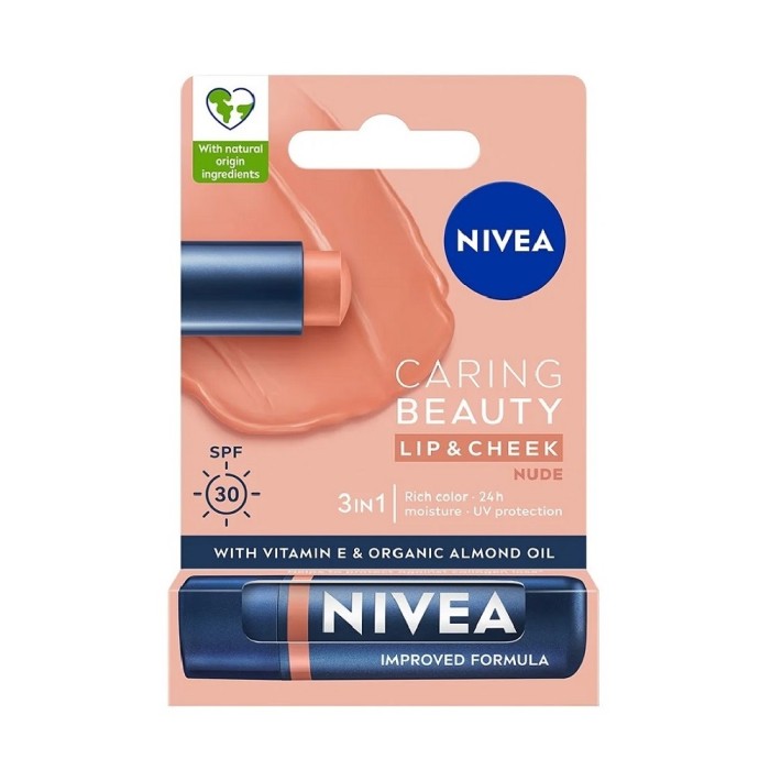 Nivea Lip Caring Beauty Nude - 1
