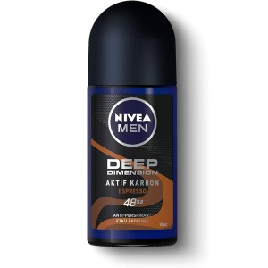 Nivea - Nivea Men Deep Dimension Espresso Roll-On 50 Ml