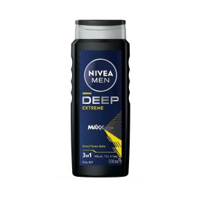 Nivea Men Duş Jeli Deep Extreme 500 Ml - Nivea