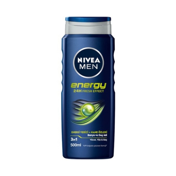 Nivea Men Energy Saç&Vücut Şampuanı 500 Ml - 1