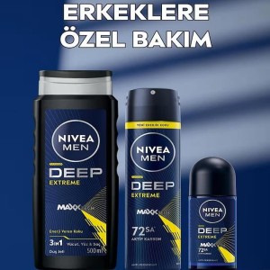 Nivea Men Erkek Roll-on Deodorant Deep Extreme 50 Ml - 5