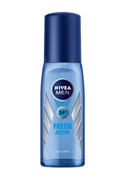 Nivea - Nivea Men Fresh Active Deodorant Pompalı Sprey 75 Ml