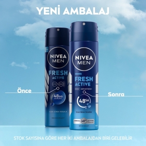 Nivea Men Fresh Active Deodorant Sprey 150 Ml - 2
