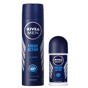 Nivea - Nivea Men Fresh Deo 150 Ml+Mini Roll-On 25 Ml Set