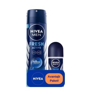 Nivea Men Fresh Deo 150 Ml+Mini Roll-On 25 Ml Set - Nivea