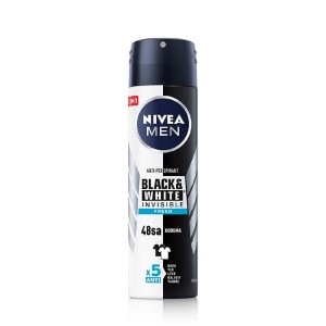 Nivea Men Invisible Black&White Fresh Deodorant 150 Ml - Nivea