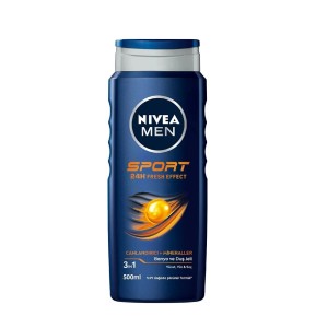 Nivea Men Sport Saç&Vücut Şampuanı 500 Ml - Nivea
