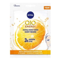 Nivea Q10 Energy Kağıt Yüz Maskesi - Nivea