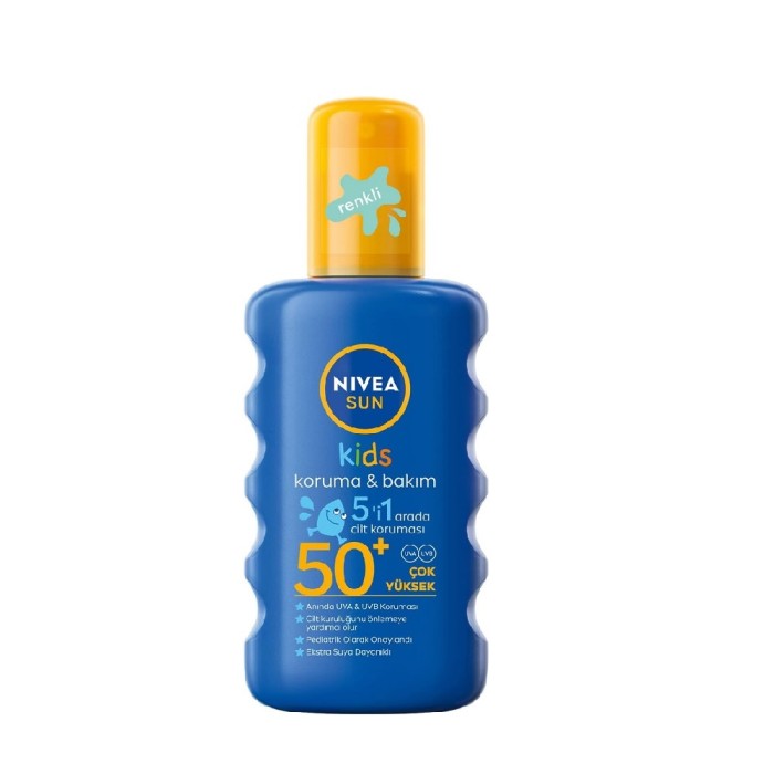 Nivea Sun Çocuklar İçin Renkli Güneş Spreyi Spf50+ 200 Ml - 1