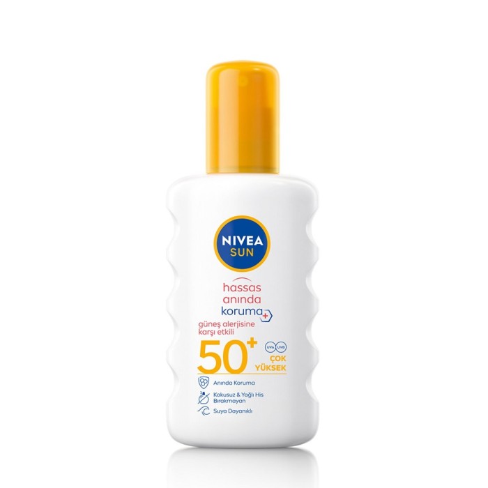 Nivea Sun Hassas Alerji Koruma Sprey Spf50+ 200 Ml - 1