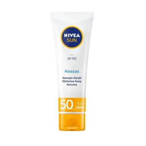 Nivea Sun Hassas Yatıştırıcı Spf50 Güneş Koruyucu Yüz Kremi 50 Ml - Nivea Sun