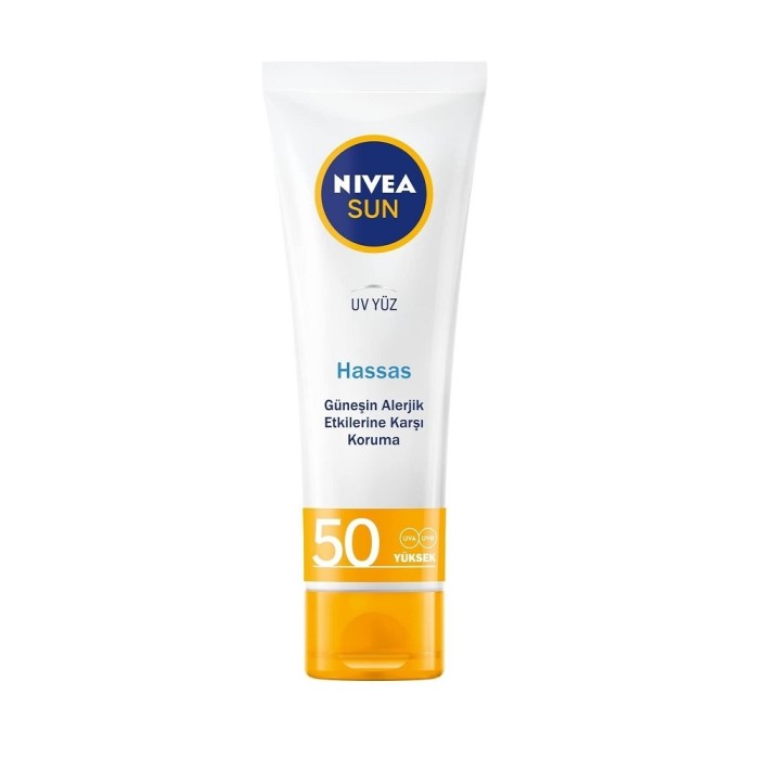 Nivea Sun Hassas Yatıştırıcı Spf50 Güneş Koruyucu Yüz Kremi 50 Ml - 1
