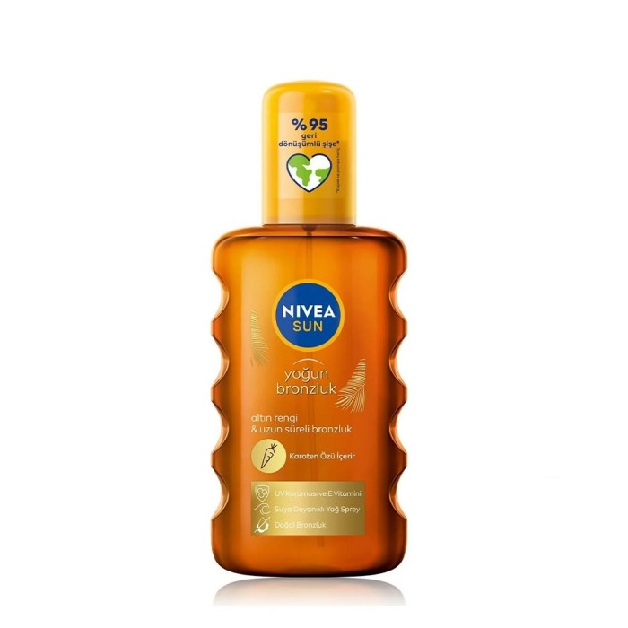 Nivea Sun Karoten Özlü Güneş Yağı Bronzlaştırıcı Sprey 200 Ml - 1