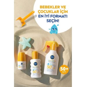 Nivea Sun Kids Hassas Koruma Güneş Koruyucu Roll-on SPF50 50 Ml - 6