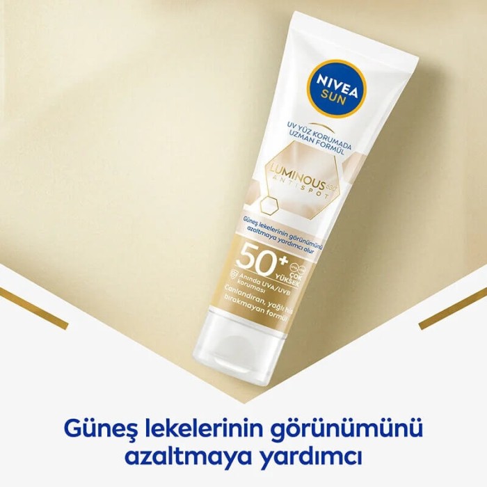 Nivea Sun Luminous630 Leke Karşıtı Güneş Koruyucu Yüz Kremi 50SPF 40 Ml - 2
