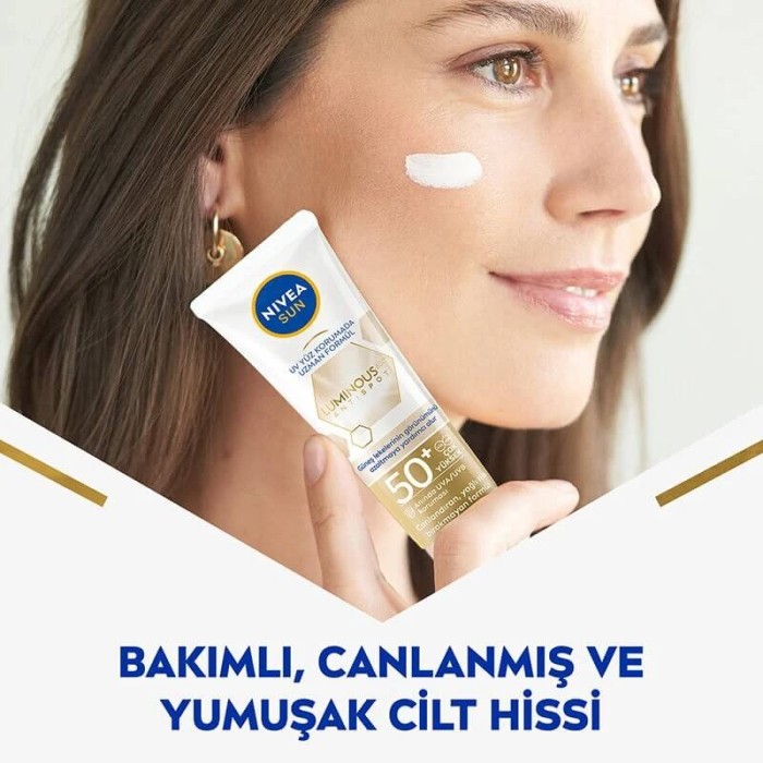 Nivea Sun Luminous630 Leke Karşıtı Güneş Koruyucu Yüz Kremi 50SPF 40 Ml - 3