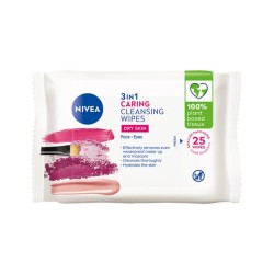 Nivea Visage 3in1 Kuru Makyaj Temizleme Mendili 25'li - Nivea Visage